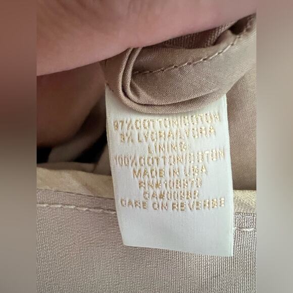 Zac Posen Khaki Eclipse Sheath Cocktail Dress Size 6 - Picture 4 of 16